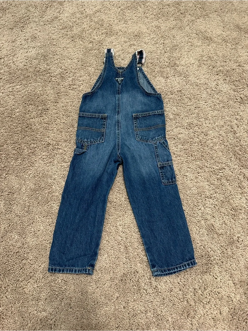 OshKosh Overalls Size 3T Boys Pants Bottoms B'gosh Stretch Strap